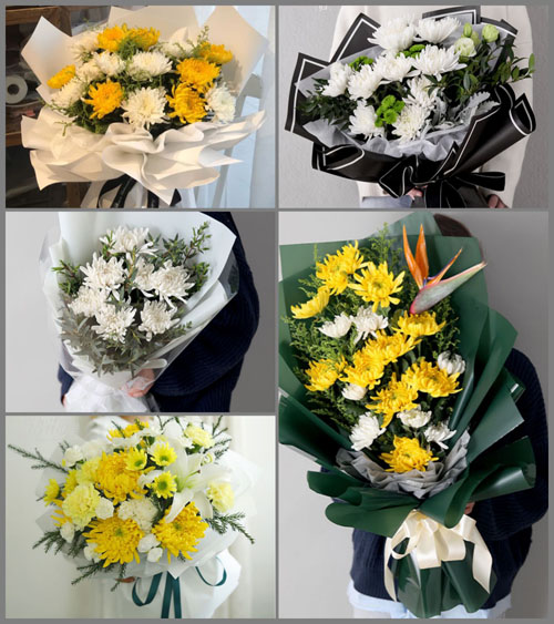 湖北襄阳市谷城县石花镇五家洲村白事花束代送